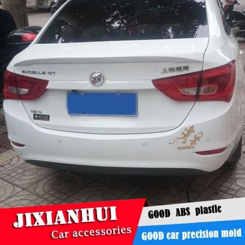 For Excelle Spoiler 2015-2017 Buick DLYC Spoiler ABS plastic Material Car Rear Wing Color Rear Spoiler