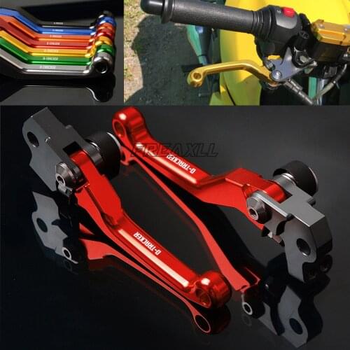 Motorbike CNC Aluminum Pivot Motorcycle Pit Dirt Bike Brake Clutch Levers For Kawasaki D-TRACKER D-TRACKER125 125 2008-2016