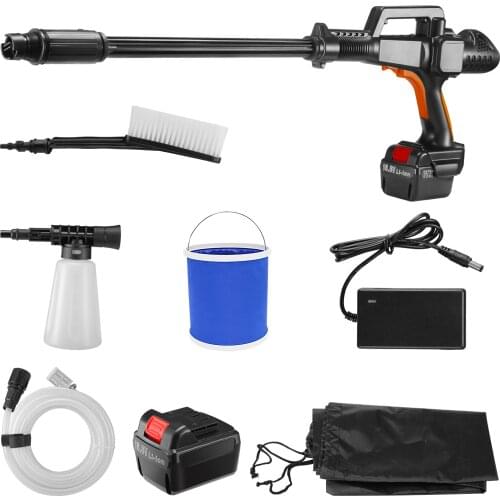 Wireless Battery Pressure Washer 360 ° Adjustable Nozzle For Cleaning Cars/ Furniture/ Garden Cleaning Machine