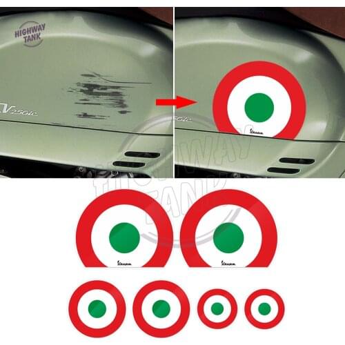 Motorcycle Decal Italy Flag Case for Piaggio VESPA Sprint PRIMAVERA LT LX GTS GTV 50 150 250 300 300ie