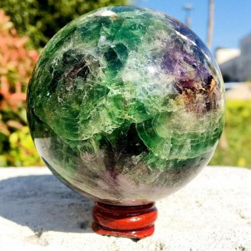 Natural High Quality Fluorite Ball Natural Energy Ball Healing