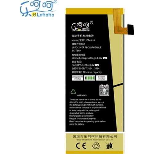 New LEHEHE Battery for ZTE Nubia z7 mini Z7 mini NX507J 5.0 inch Nubia z7mini LI3823T43P6hA54236-H 2380mAh with Tools Gifts
