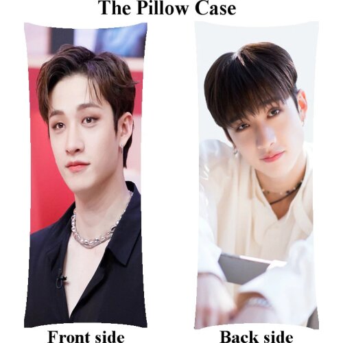 New korea woman long pillowcase girl kpop Bang Chan pillow cover case Only