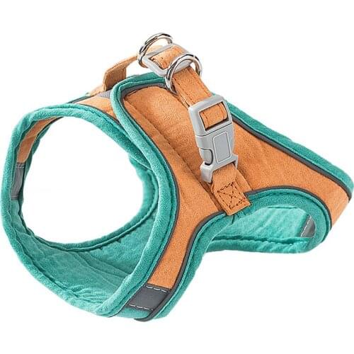 Cat traction rope vest-style chest harness anti-break away cute dog traction rope special rope for walking cats and dogs