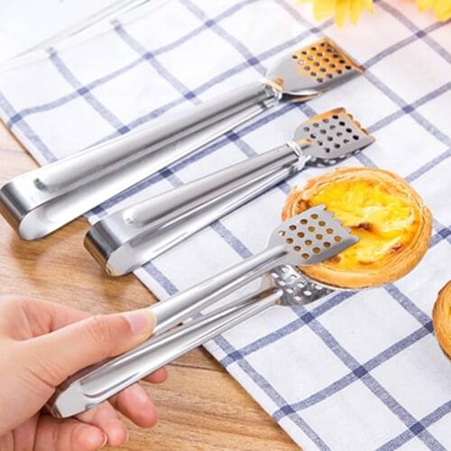 Stainless steel food tongs bread tongs barbecue tongs kitchen meal tongs food tongs pickles, steamed buns and cake tongs
