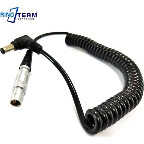 Female DC 5525 to LEMO Coiled Power Cable for Z Cam E2 ZCAM E2 Camcorders