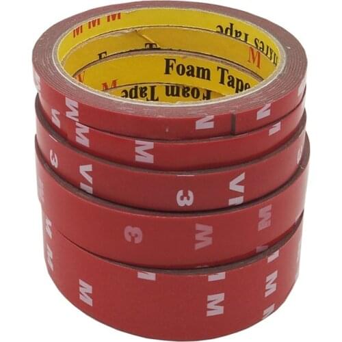 3m Super Strength Double-sided Tape 6/10/15/20/30/40mm Adhesives Tape Permanent Klebeband Stickers Double Side Tapes