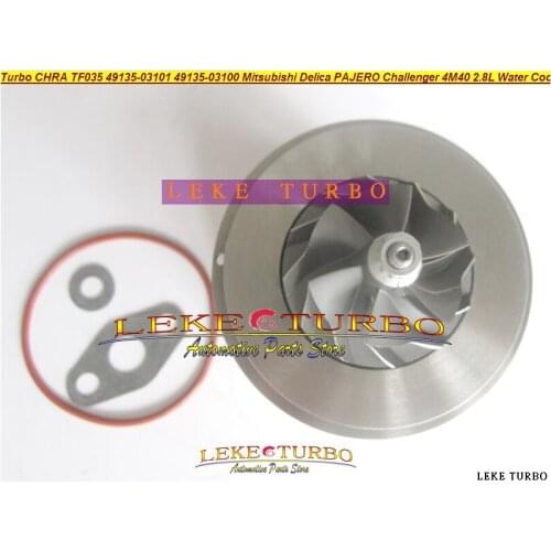 TURBO Cartridge CHRA TF035 49135-03101 49135-03100 Water Cooled Turbocharger For Mitsubishi PAJERO Delica Challenger 4M40 2.8L D