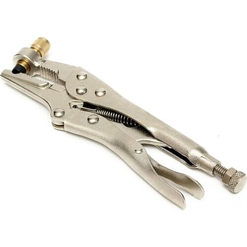 Sealing Gasket Locking Pliers Refrigerant Recovery Steel Tube Repair Air Conditioner Workers Durable Hand Tool Refilling