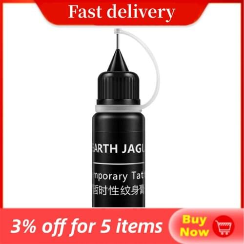 Waterproof Natural Black Juice Tattoo Paste For Temporary Body Art Painting Long Lasting Tattoo Juice Ink Body Art Cream