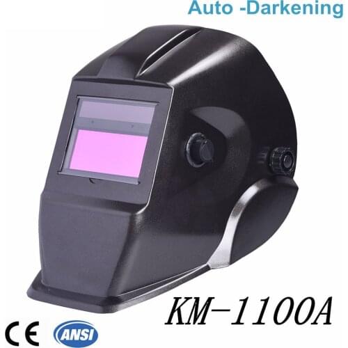 High Quality Auto Darkening Welding Helmet Mask Welding KM-1100A for Laser Welding