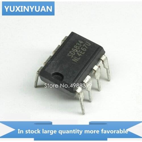 YUXINYUAN 10PCS/LOT SD6834 D6834 SD 6834 DIP8 in stock in stock