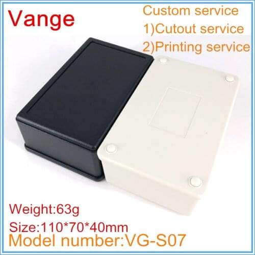 1pcs/lot professional desktop junction box 110*70*40mm ABS plastic housing chassis apparatus for wire connector PCB device