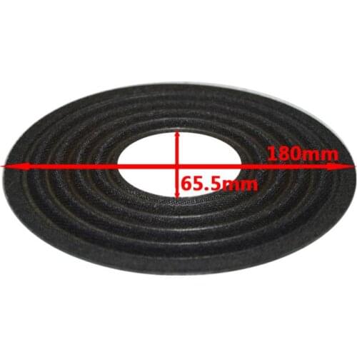 2pcs 180mm elastic wave loudspeaker damper 49.5/51.5/ 65.5/75.5/100 core