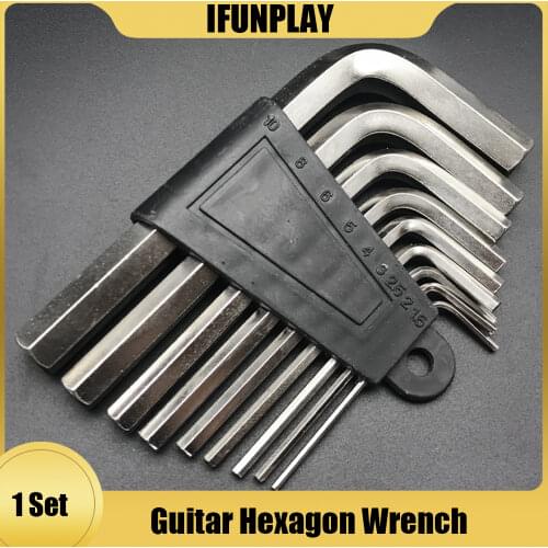 Acoustic Guitar Electric Guitar Bass Adjustment Allen Wrench Key Hexagon Hex Wrench Guitar Repair Tool for Luthier