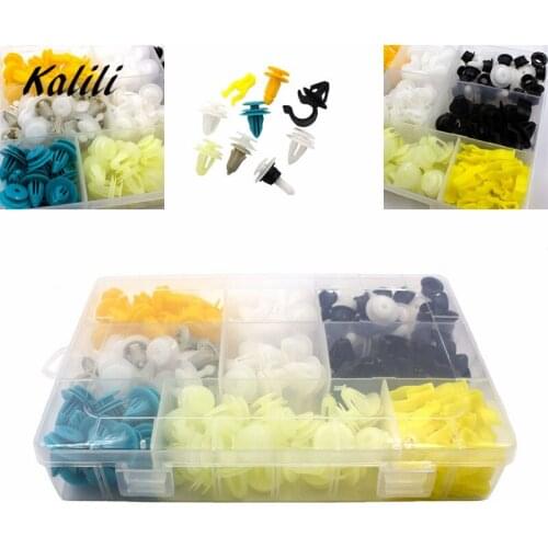 Auto Interior Door Trim Panel Fender Universal Plastic retainer Fastener Clip With Box Set For European Series Car