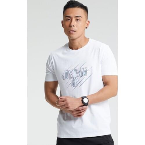 Quick Dry Short Sleeve Sport cotton T Shirt Gym Jerseys Fitness Shirt Trainer Running T-Shirt Mens Breathable Sportswear