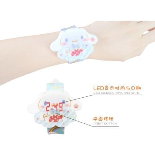 15pcs Cute big eared dog Kids Watches Children Boys Grils Students Sports Watch LED Digital Date Hours Alarm Wristwatch