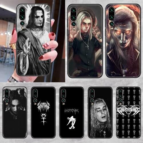 Singer Ghostemane Phone case For Huawei P Mate P10 P20 P30 P40 10 20 Smart Z Pro Lite 2019 black silicone shell luxury back 3D