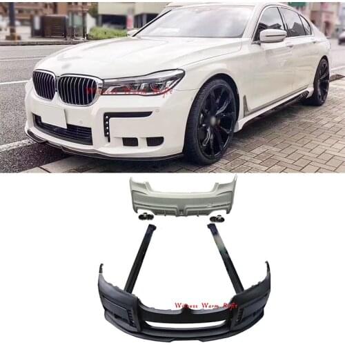For G11 G12 740i 750i 730i 760i FRP front bumper Rear bumper side skirts For BMW 7 series Car body kit 2016-UP