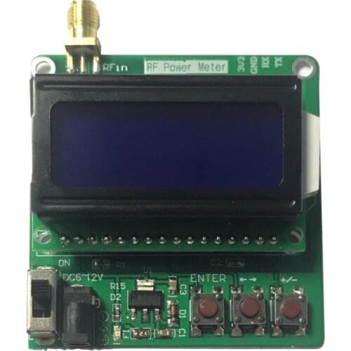 1-8000 MHz 1M-8G RF Power Meter -60 to -5 dBm Settable Power Attenuation Digital Display Electrical Instruments Power Meters