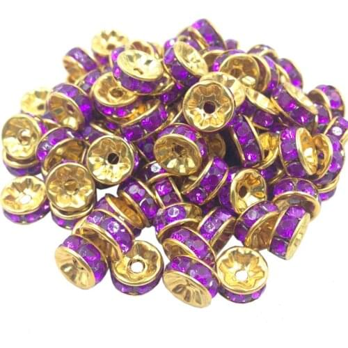 LNRRABC 50 pcs/lot 8MM Fashion DIY cheap alloy Wheel Charm Loose Spacer Matal Beads for Jewelry Making Free Shipping Wholes LIF