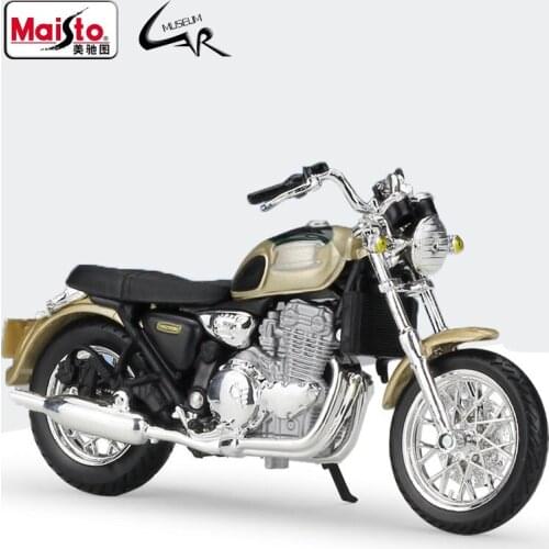 Maisto 1:18 TRIUMPH THUNDERBIRD Metal Diecast Scale Model Motorcycle Kit Display Collections Gift Toy