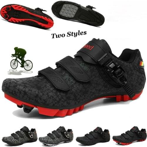Mens Cycling Shoes Road Bike Mountain Bike Scarpe Mtb Shoes Sapatilha Ciclismo Hard-soled Racing Womens Bicycle Shoes