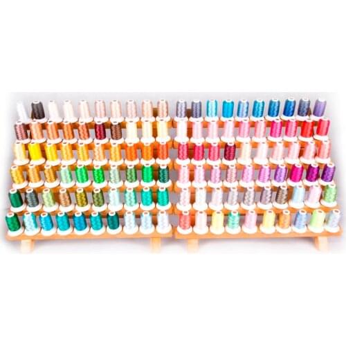 Simthread Polyester Embroidery Machine Thread 120 Colors Per Set For Brother Babylock Janome Singer Pfaff Husqvaran Machines