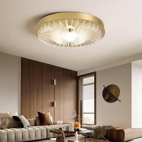 Nordic Postmodern Ceiling Light Simple Luxury Creative Ceiling Lamp LED Living Room Bedroom Dining Room Round Ceiling Lighting