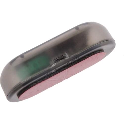 Universal Solar Car Alarm Led Light Security System Warning Theft Flash Blinking Red