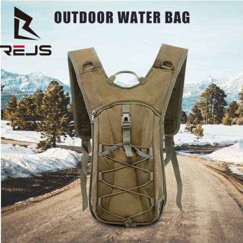 REJS LANGT Outdoor Water Bag Oxford Tactical Backpack Camping Camouflage Multifunctional Running Hiking Bags Waterproof Mochila