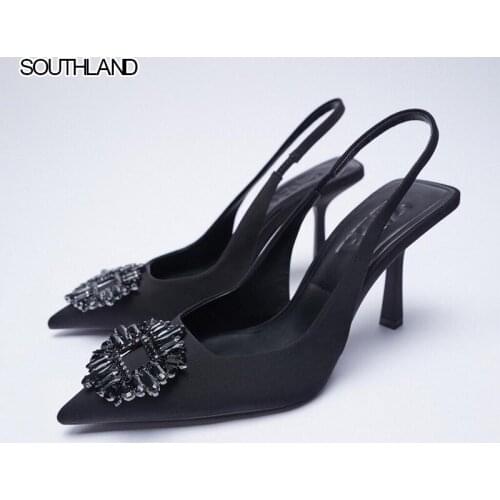 SOUTHLAND 2021 SS England Style Office Lady Pleating Real Leather Slip-On Loafers Women Shoes Woman Women Shoes Flat Shoes