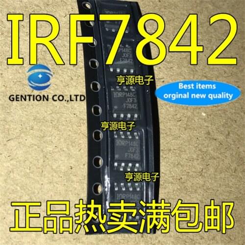 10Pcs IRF7842 IRF7842TRPBF F7842 SOP8 in stock 100% new and original