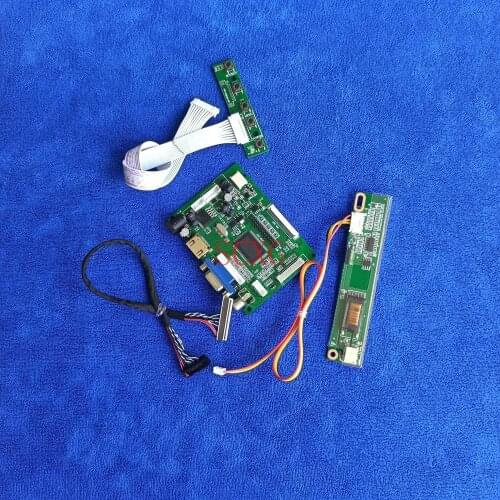 1024*600 display DIY Kit LCD controller drive board 1CCFL HDMI-compatible AV VGA LVDS 30 Pin For CLAA102NA01CW/CLAA102NA32CW