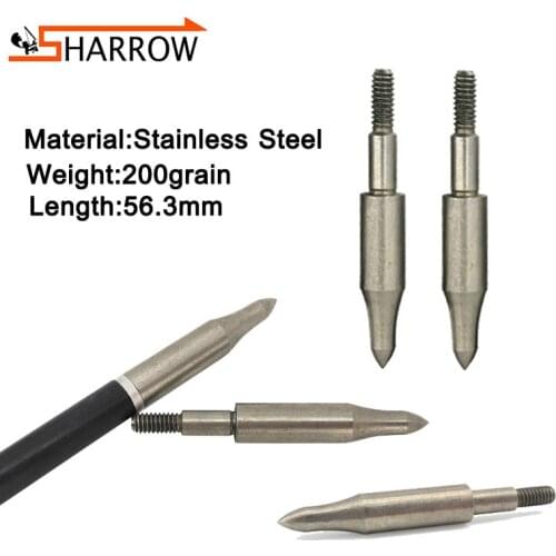 12/24/36pcs Archery Arrowhead 200grain Broadhead for Carbon Fiberglass Arrow Shooting Target Point Tips Hunting Accessories