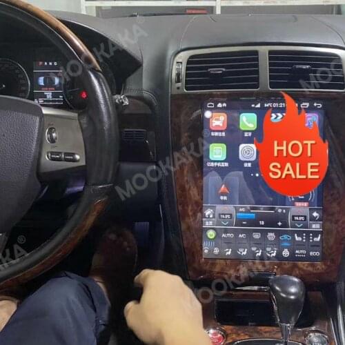Tesla Style Android 10.0 4G+64GB Car Radio GPS Navigation For Jaguar XK XKR S XKR-S Auto Stereo Multimedia Player Head Unit DSP