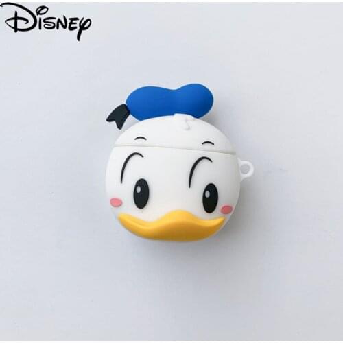 Disney cartoon Donald Duck wireless headset silicone soft shell for iPhone airpod 1/2 generation bluetooth-compatible