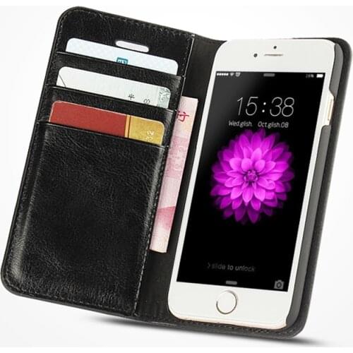 Retro Original PU Leather Wallet Flip Cover for iPhone XR XS Max X Coque Card Holder Case for iPhone 5 5S 6 6S 7 8 Plus Fundas
