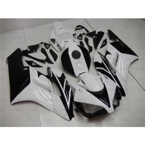 For CBR1000 RR 2004 - 2005 Fairing Kits CBR1000RR 2005 White Black Plastic Fairings CBR1000RR 2004 Abs Fairing Unpainted