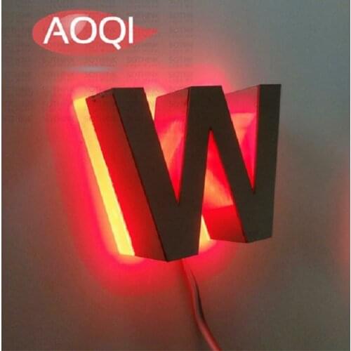 Doble cara iluminada signo letras LED letras de canal signo Al aire libre de encargo publicidad LED