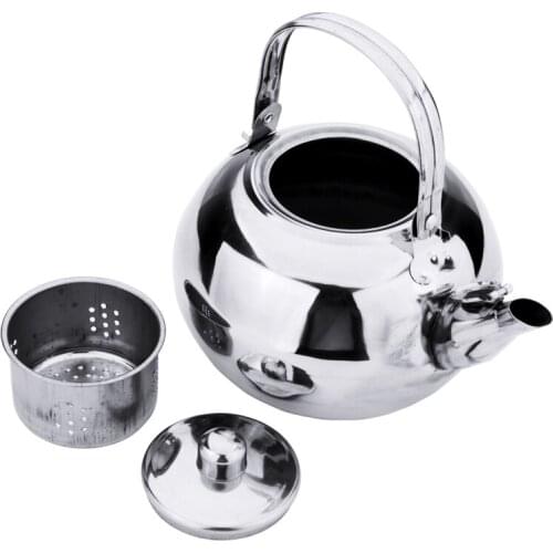 14/16/18/20cm Filter Teapot Pots Stainless Steel Tea Infuser Filter Flower Tea Coffee Tools Parts