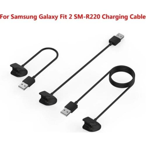 15/100cm Charging Cable For Samsung Galaxy Fit 2 R220 Replacement Smart Watch Bracelet Charger Adapter Dock Accessories