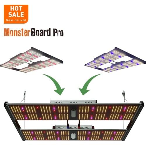 Geeklight Quantum Board Samsung 301h Monster Board Pro 480w Growlight Even PPFD UV Far Red Led Hydro Plant Lights