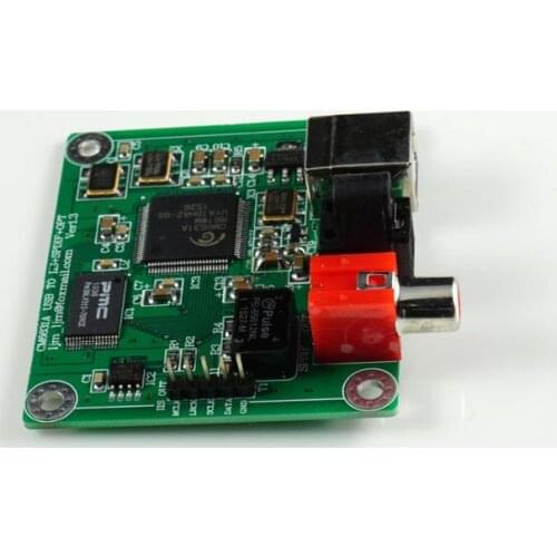 LJM NEW CM6631A USB to Coaxial/Optical fiber SPDIF I2S Converter DAC Board 24bit 192khz
