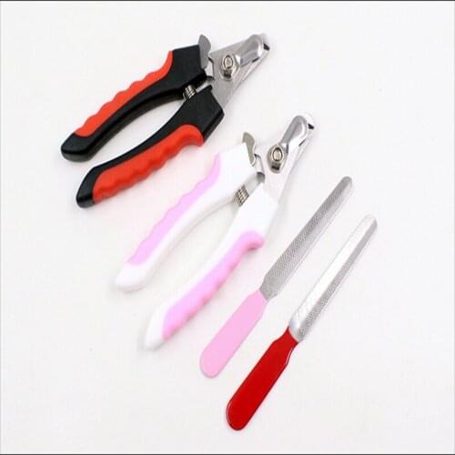 New Fashion And Simple Portable Pet Nail Clippers To Send Files Dog Nail Clippers Cat Nail Clippers Pet Care Nail Set Blister