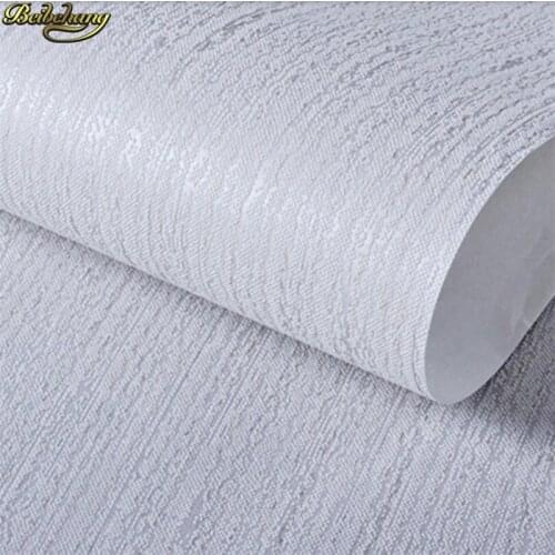 Beibehang Solid color non woven fabric wallpaper plain living room bedroom modern simple monochrome TV background wall obscure
