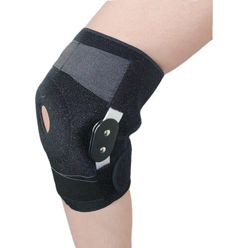 Adjustable knee protector Medical Hinged Knee Orthosis Brace Support Ligament Sport Injury Orthopedic Splint Sports Knee Pads
