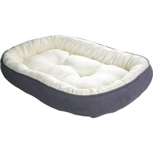 Oval Pet Bed Soft Dog House Double-sided Dogs Bed Kennel Thicken Puppy Cat Litter Lounger Cushion Couch Sofa Mat