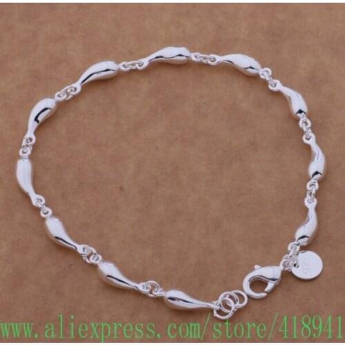 Silver Plated bracelet, Silver Plated fashion jewelry water drop /dyqampxa azsajqza AH067